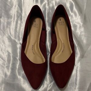 Moving Sale!  Time and Tru Women's Deep Red Flats